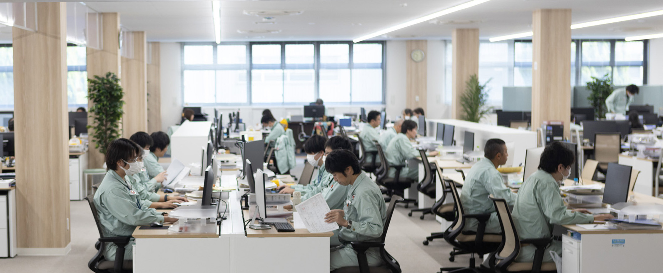 会社内の様子