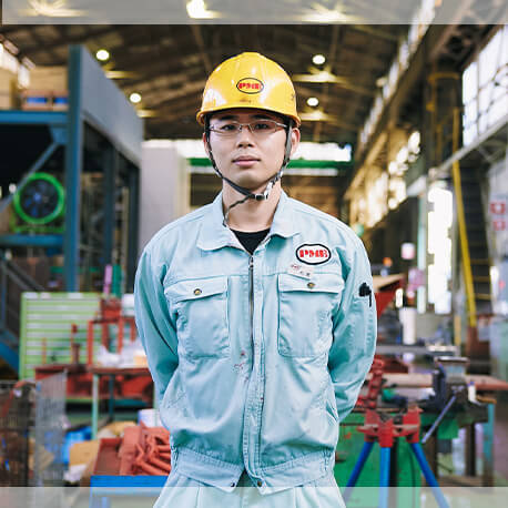 粉体機械部製造課 石渡さんの写真