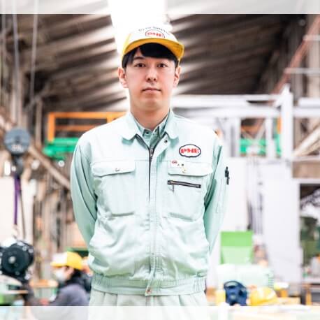ポンプ部技術課技術サービス係 大徳さんの写真